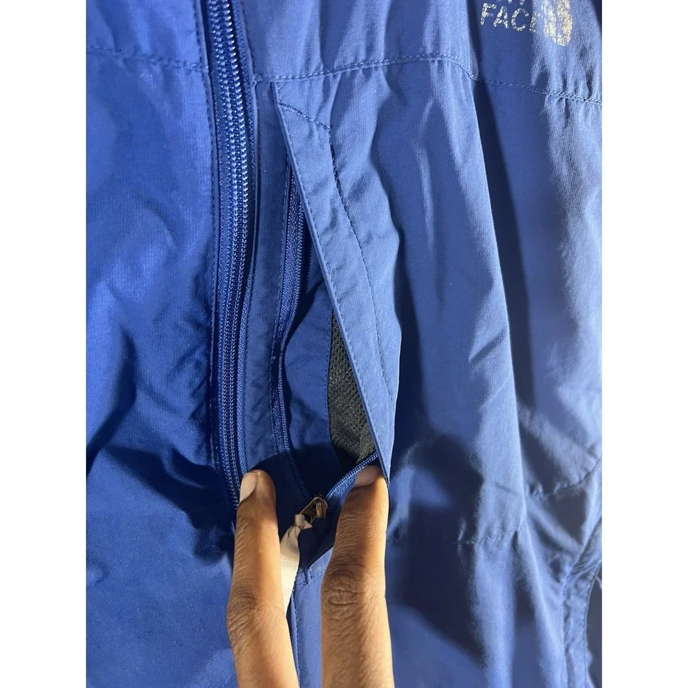 Vintage The North Face Hydrenalite Shell Hoodie Hoody Jacket Blue Grey Men's‎ XL